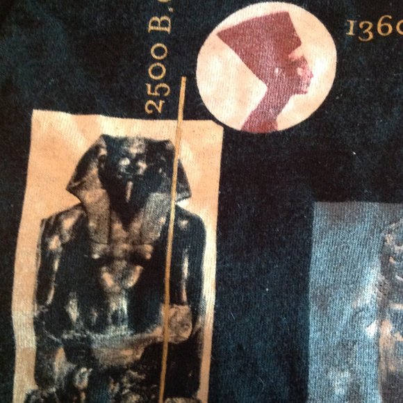 WILDWOOD PRODUCTIONS T-Shirt The History of Western Sculpture 90s Vintage - Picture 8 of 12